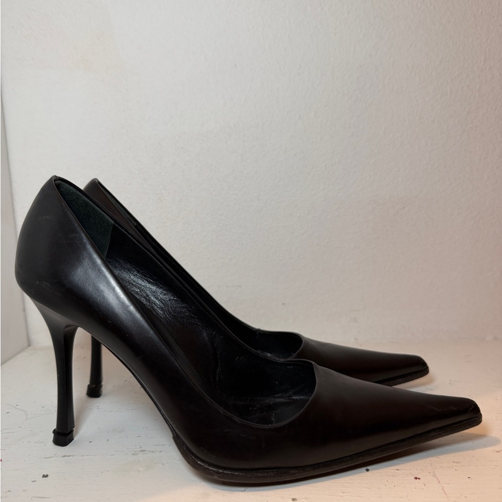 Gianmarco Lorenzi Black Women Pointed Pump Heels